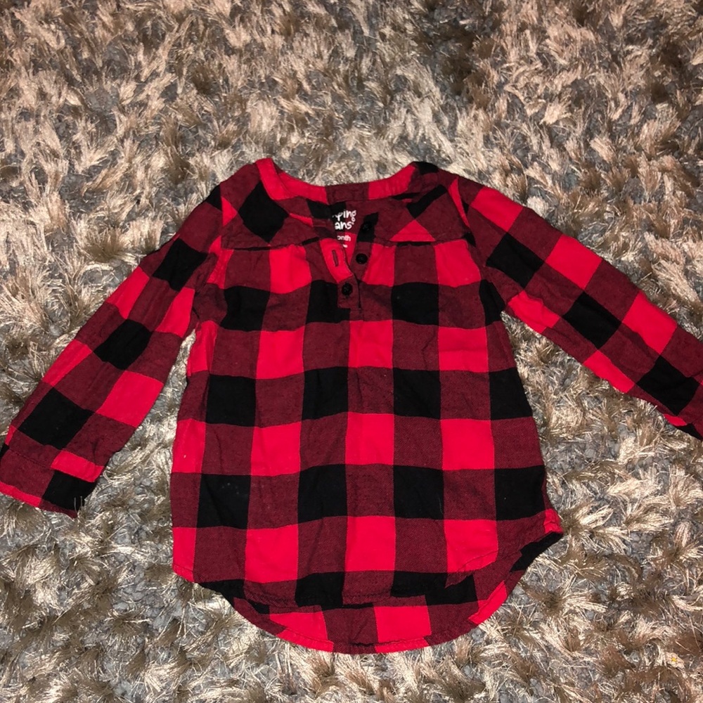 Buffalo plaid top